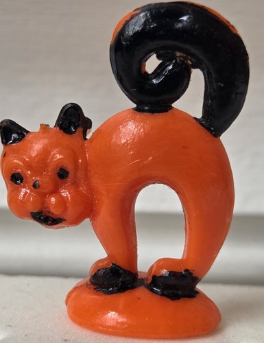 Vintage halloween rosbro cat - vintage,
